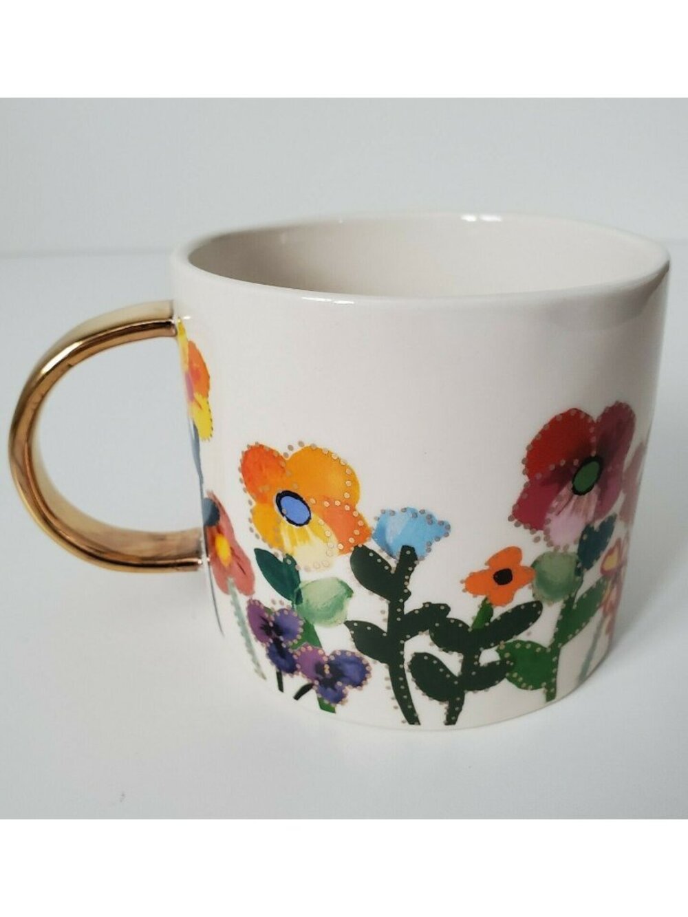 Anthropologie Francesca Kaye Feline Atelier Cat Mugs Set of 2 NEW - Picture 8 of 9